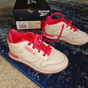 Reebok Classic Leather Girls' Toddler